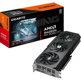 Gigabyte Radeon RX 9060 XT Gaming OC 16GB GDDR6 Black GV-R9060XTGAMING OC-16GD