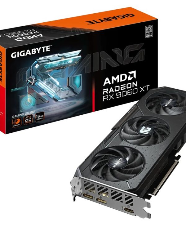 Gigabyte Radeon RX 9060 XT Gaming OC 16GB GDDR6 Black GV-R9060XTGAMING OC-16GD