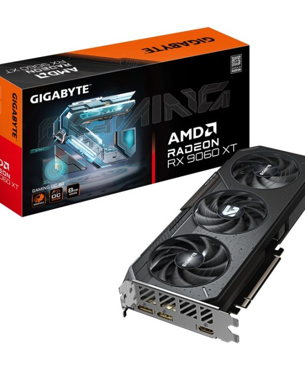 Gigabyte Radeon RX 9060 XT Gaming OC 8GB GDDR6 Black GV-R9060XTGAMING OC-8GD