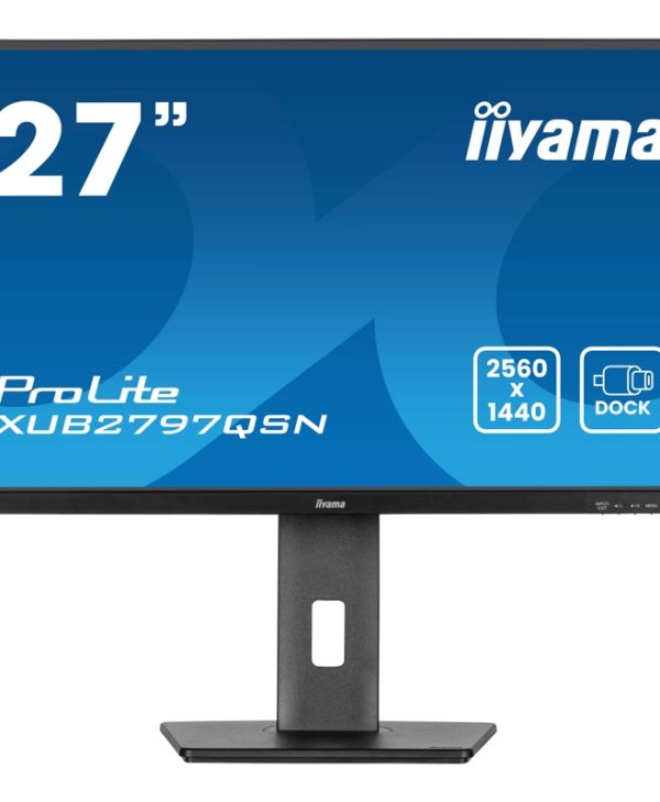 Iiyama XUB2797QSN-B2 27" QHD IPS Monitor Signage Black XUB2797QSN-B2