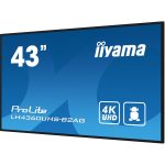 Iiyama LH4360UHS-B2AG 43" UHD Monitor Signage Black LH4360UHS-B2AG - Image 4