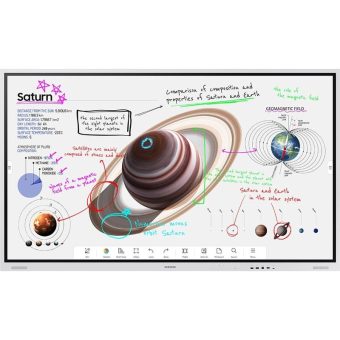 Samsung Flip Pro WM85B 85" 4K UHD VA Touch Monitor Black LH85WMBWLGCXEN