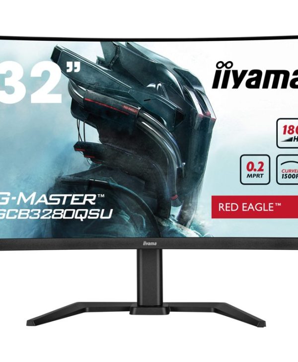 Iiyama G-MASTER GCB3280QSU-B2 31.5" QHD Curved Monitor Black GCB3280QSU-B2
