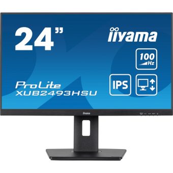 Iiyama ProLite XUB2493HSU-B7 24" IPS FHD Monitor Black XUB2493HSU-B7