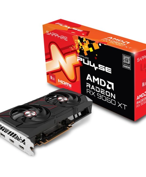 Sapphire Radeon RX 9060 XT Pulse Gaming 8GB GDDR6 Black 11350-04-20G