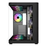SuperCase HallStatt 30A Series Tempered Glass A-RGB BTF Midi-Case Black HA-30A - Image 3