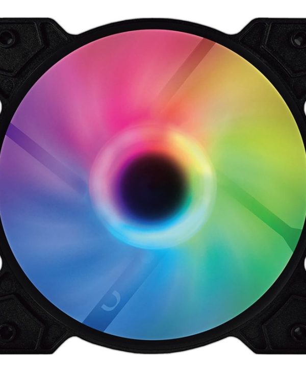 SuperCase Force A-RGB 12cm 4-Pin PWM Fan Black B-691835308630