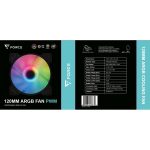 SuperCase Force A-RGB 12cm 4-Pin PWM Fan Black B-691835308630 - Image 4