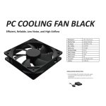 SuperCase Force 12cm 3-Pin Fan Black B-691835308333 - Image 3