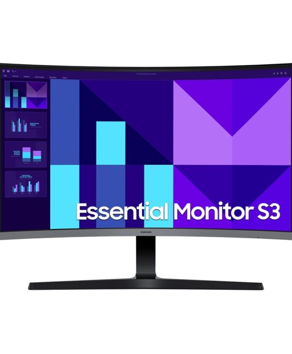 Samsung Essential S3 S27D396GAU 27" FHD Curved Business Monitor Black LS27D396GAUXEN