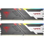 Patriot Viper Venom RGB 32GB (2x16GB) DDR5 6000MT/S CL30 Black/White EXPO PVVR532G600C30K