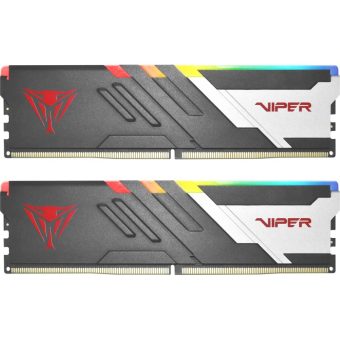 Patriot Viper Venom RGB 32GB (2x16GB) DDR5 6000MT/S CL30 Black/White EXPO PVVR532G600C30K