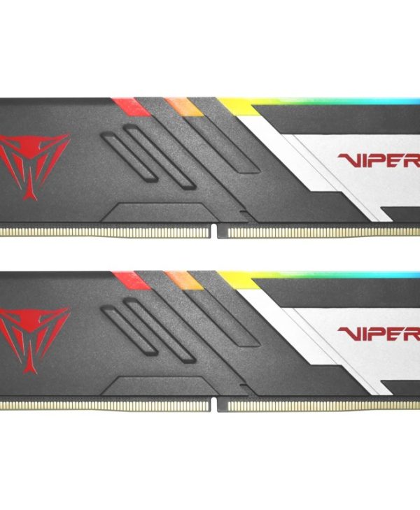 Patriot Viper Venom RGB 32GB (2x16GB) DDR5 6000MT/S CL30 Black/White EXPO PVVR532G600C30K