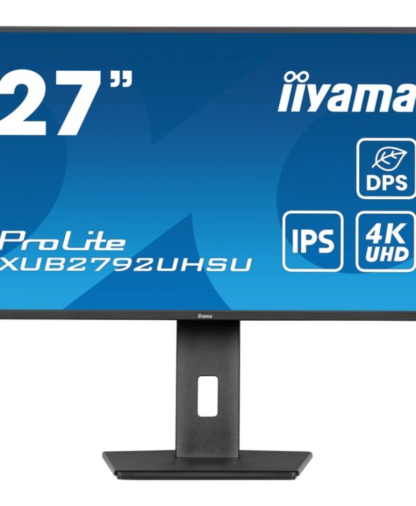 IIYAMA ProLite 27" 4K IPS Monitor Black XUB2792UHSU-B6