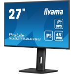 IIYAMA ProLite 27" 4K IPS Monitor Black XUB2792UHSU-B6 - Image 4