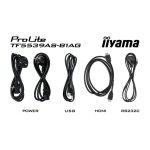 IIYAMA Prolite 55" UHD IPS Touch Monitor Signage Black TF5539AS-B1AG - Image 19