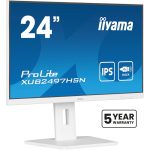 IIYAMA Prolite 23.8" Full HD IPS Touch Monitor White XUB2497HSN-W2 - Image 3