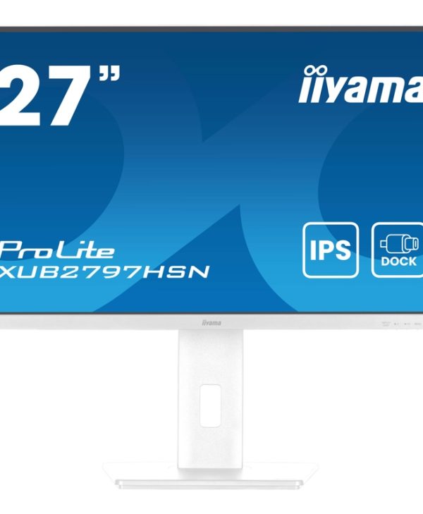 IIYAMA Prolite 27" Full HD IPS Monitor White XUB2797HSN-W2
