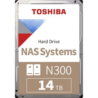 Toshiba N300 NAS Systems 14TB 3.5" SATA III HDWG51EEZSTA