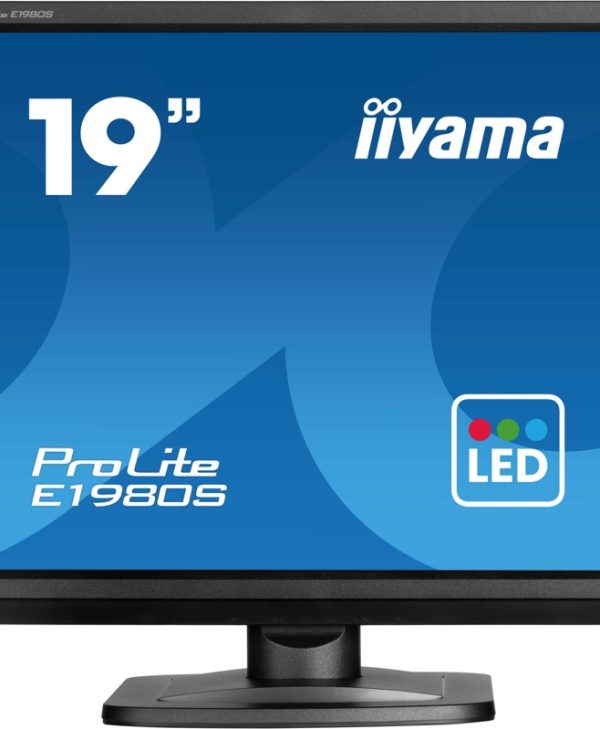 IIYAMA ProLite 19" SXGA Monitor Black E1980S-B1