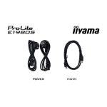 IIYAMA ProLite 19" SXGA Monitor Black E1980S-B1 - Image 10