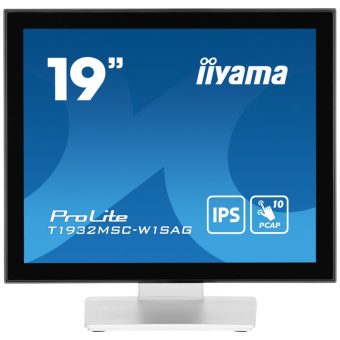 Iiyama Prolite 19" SXGA IPS Touch Monitor White/Black T1932MSC-W1SAG