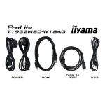 Iiyama Prolite 19" SXGA IPS Touch Monitor White/Black T1932MSC-W1SAG - Image 18