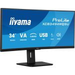 Iiyama ProLite 34" UWQHD Curved IPS Monitor FreeSync Black XCB3494WQSU-B1 - Image 2