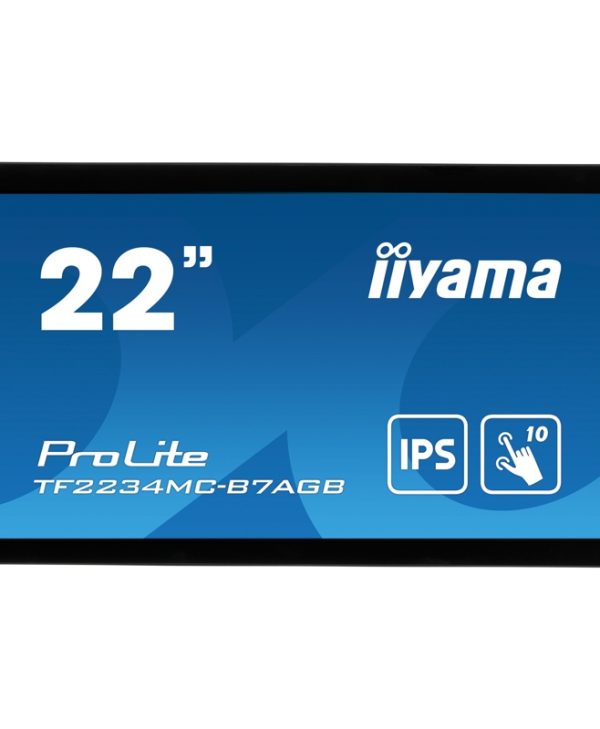 IIYAMA Prolite 21.5" Full HD IPS Touch Monitor Signage Black TF2234MC-B7AGB