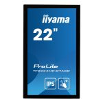 IIYAMA Prolite 21.5" Full HD IPS Touch Monitor Signage Black TF2234MC-B7AGB - Image 2