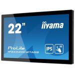 IIYAMA Prolite 21.5" Full HD IPS Touch Monitor Signage Black TF2234MC-B7AGB - Image 7