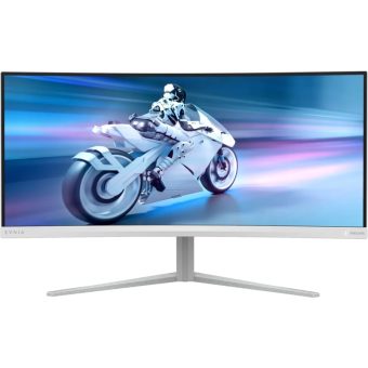 Philips Evnia 5000 34" UWQHD Curved Gaming Monitor White 34M2C5501A/00