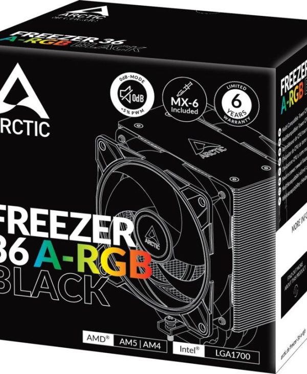 Arctic Freezer 36 Tower Cooler A-RGB Black ACFRE00124A