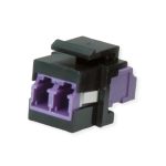 Roline Fiber Optic Keystone Jack LC/LC Duplex Multimode OM4 21.17.0002