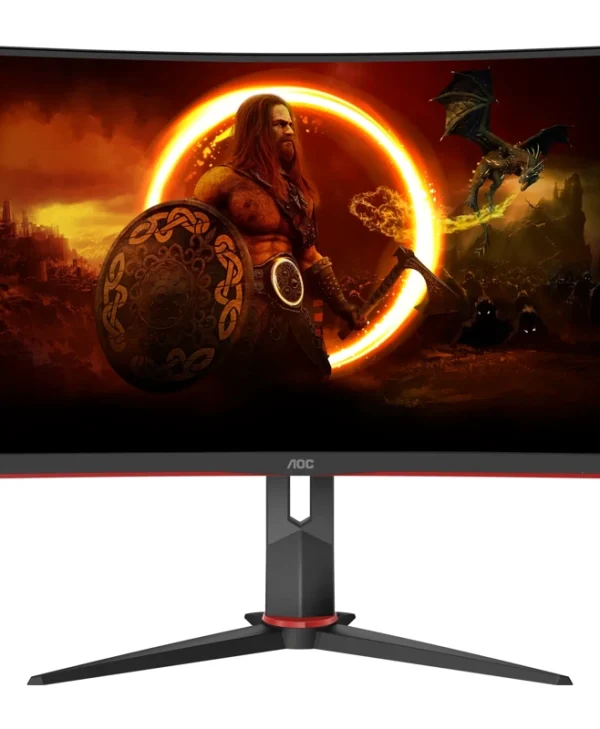 AOC 27" FHD Fast VA 280Hz Curved Gaming Monitor Black C27G2Z3/BK