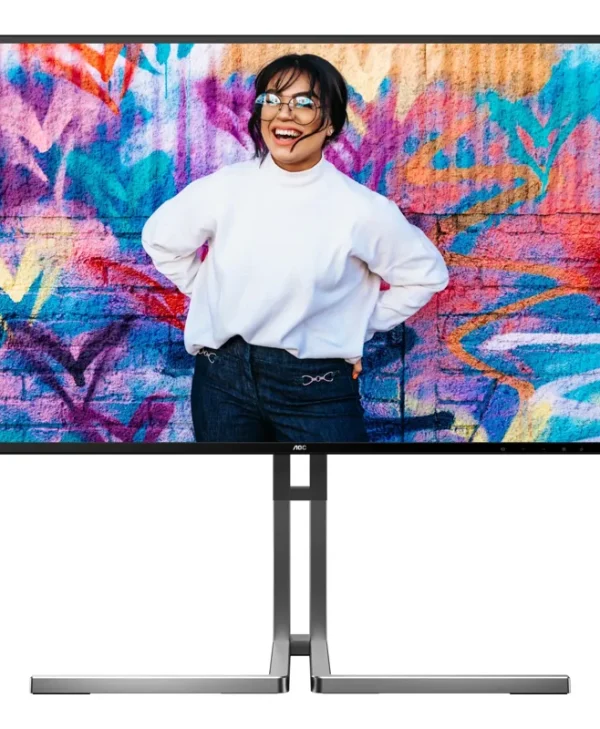 AOC 27" 4K UHD Nano IPS Graphics Monitor Balck,Silver U27U3CV