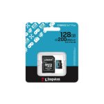 Kingston Canvas Go! Plus Gen 4 MicroSDXC 128GB UHS-I U3 Class 10 + SD Adapter SDCG4/128GB