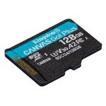 Kingston Canvas Go! Plus Gen 4 MicroSDXC 128GB UHS-I U3 Class 10 + SD Adapter SDCG4/128GB - Image 4