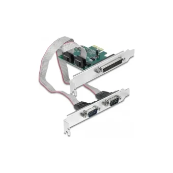 Delock PCI Express x1 Card to 2 x Serial RS-232 + 1 x Parallel IEEE1284 90413