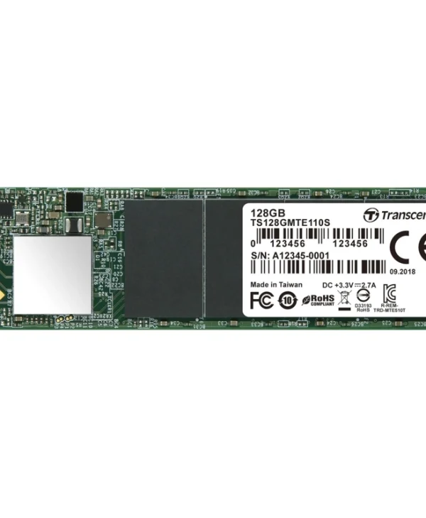 Transcend MTE110S 128GB M.2 2280 NVMe PCIe 3.0 x4 TS128GMTE110S