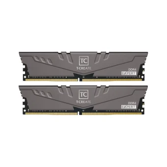 TeamGroup T-Create Expert 32GB (2x16GB) 3200MT/S DDR4  CL16 Intel XMP Titanium Grey TTCED432G3200HC16FDC01