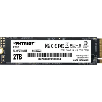 Patriot P320 2TB M.2 2280 NVMe PCIe Gen3.0 x4 P320P2TBM28