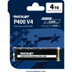 Patriot P400 V4 4TB SSD M.2 2280 PCIe 4.0 NVMe 2.0 - Image 4