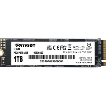 Patriot P320 1TB M.2 2280 NVMe PCIe 3.0 x4 P320P1TBM28