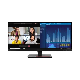 Lenovo ThinkVision P34w-20 34" UWQHD IPS Curved Business Monitor Black 63F2RAT3EU