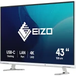 Eizo FlexScan EV4340X 42.5" 4K IPS Business Monitor White EV4340X-WT - Image 3