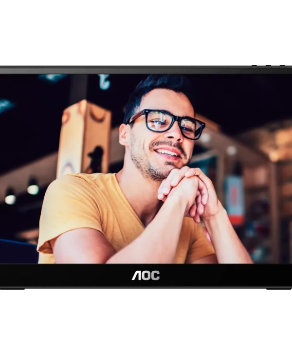 AOC 15.6" FHD IPS Portable Monitor Black 16T3EA