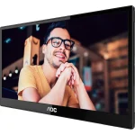 AOC 15.6" FHD IPS Portable Monitor Black 16T3EA - Image 3
