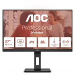 AOC 27" 4K UHD IPS 60Hz Business Monitor Black U27E3UF - Image 13
