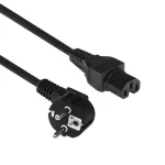 Intronics Powercord Schuko CEE 7/7 Male Angled - C15 IEC 60320 2m Black AK5313